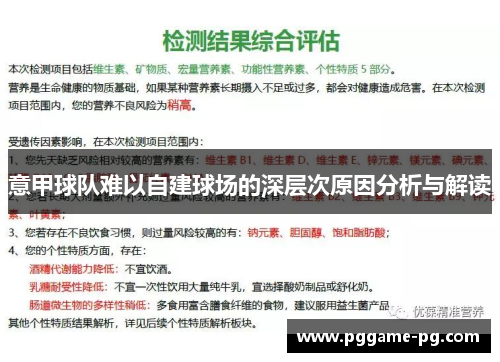 意甲球队难以自建球场的深层次原因分析与解读 意甲球队难以自建球场的深层次原因分析与解读